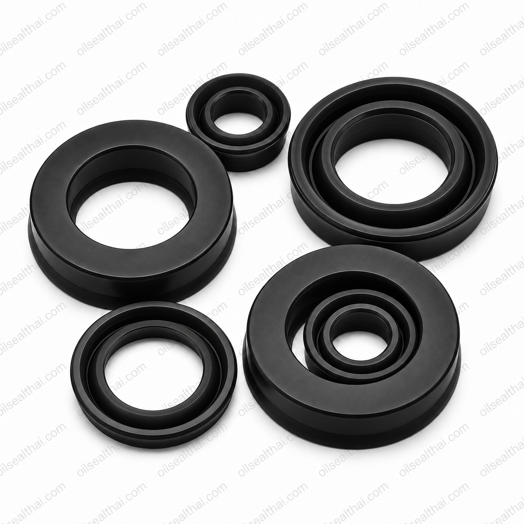 ซีลไฮดรอลิก Kastas K21 (K021) NBR ขนาด 40x55x10 mm (เทียบ UN / USH / U-Cup ซีลถ้วย ซีลโช๊ค) | รูใน (ID) 40 x โตนอก (OD) 55 x ความหนา (THK) 10 มม. [ODxID: 55x40x10] ซีลกันน้ำมันมาตรฐานโรงงาน OilSealThai