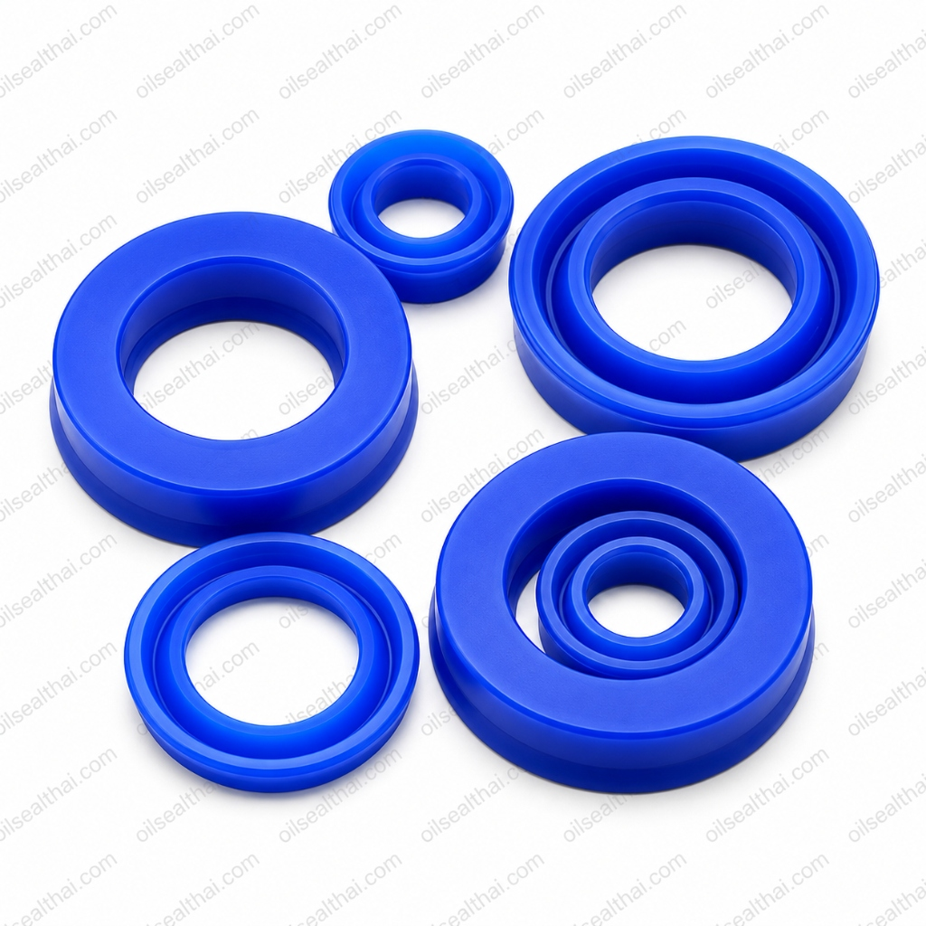 ซีลไฮดรอลิก Kastas K21 (K021) PU ขนาด 40x55x10 mm (เทียบ UN / USH / U-Cup ซีลถ้วย ซีลโช๊ค) | รูใน (ID) 40 x โตนอก (OD) 55 x ความหนา (THK) 10 มม. [ODxID: 55x40x10] ซีลกันน้ำมันมาตรฐานโรงงาน OilSealThai