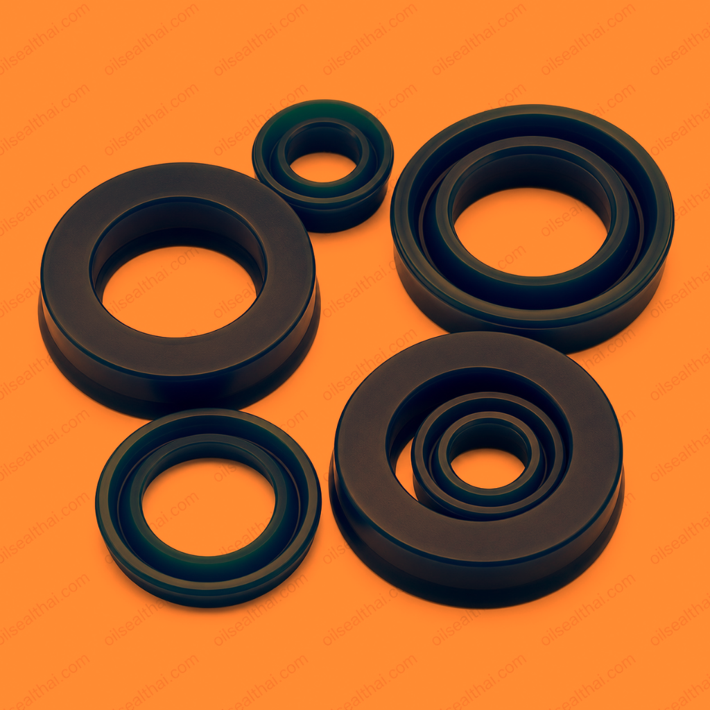 ซีลไฮดรอลิก Kastas K21 (K021) VITON ขนาด 40x60x12 mm (เทียบ UN / USH / U-Cup ซีลถ้วย ซีลโช๊ค) | รูใน (ID) 40 x โตนอก (OD) 60 x ความหนา (THK) 12 มม. [ODxID: 60x40x12] ซีลกันน้ำมันมาตรฐานโรงงาน OilSealThai